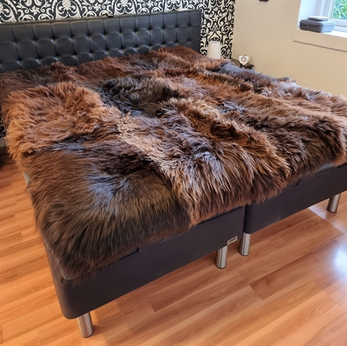 Sheepskin blanket White, Brown & Babycare