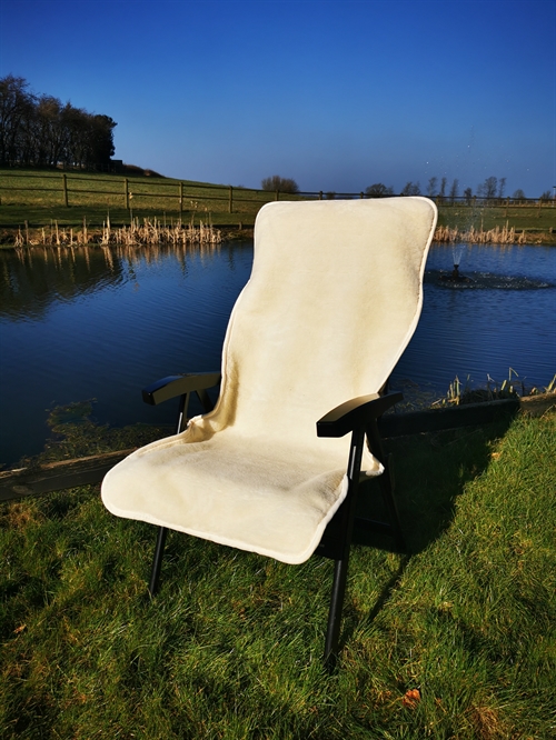 Wool Blanket for Chair - White